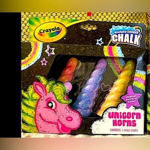Washable Sidewalk Chalk Unicorn Horns